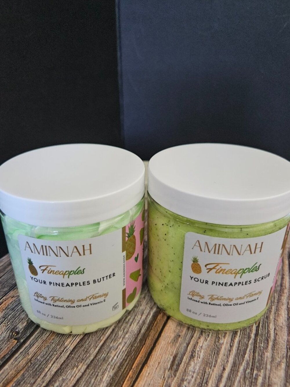 AMINNAH - Fineapples Butter & Scrub /  Lifting, Tightening & Firming